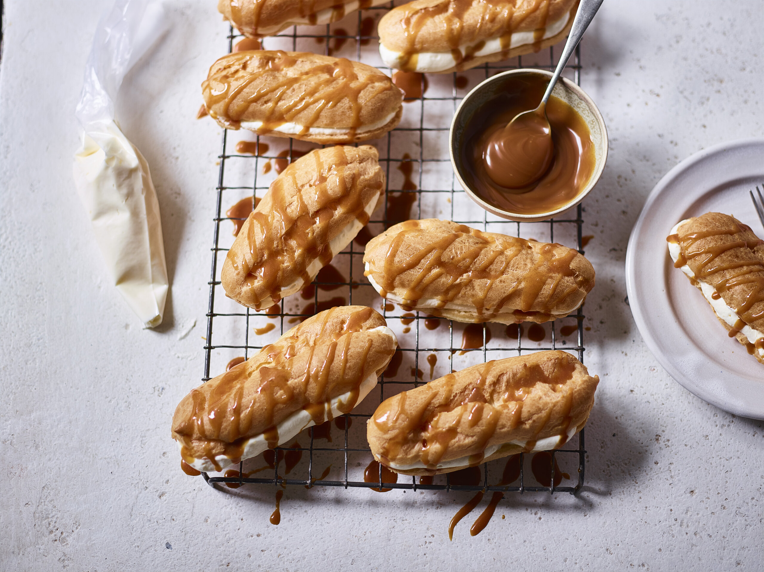 Salted Caramel & Lemon Eclairs LoSalt Spain