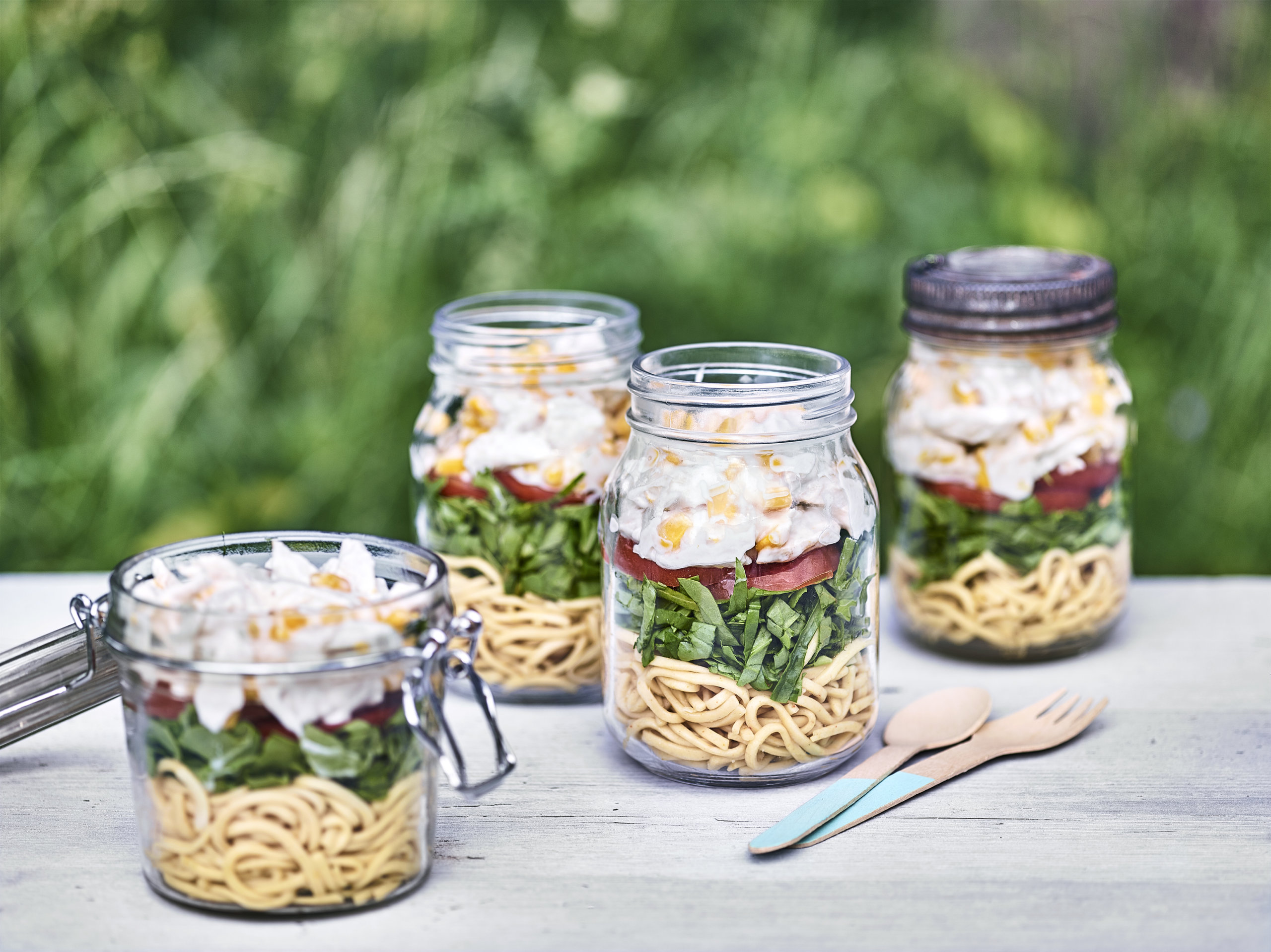 Layer Jar Example Chicken Noodle Layer Jars - LoSalt Spain